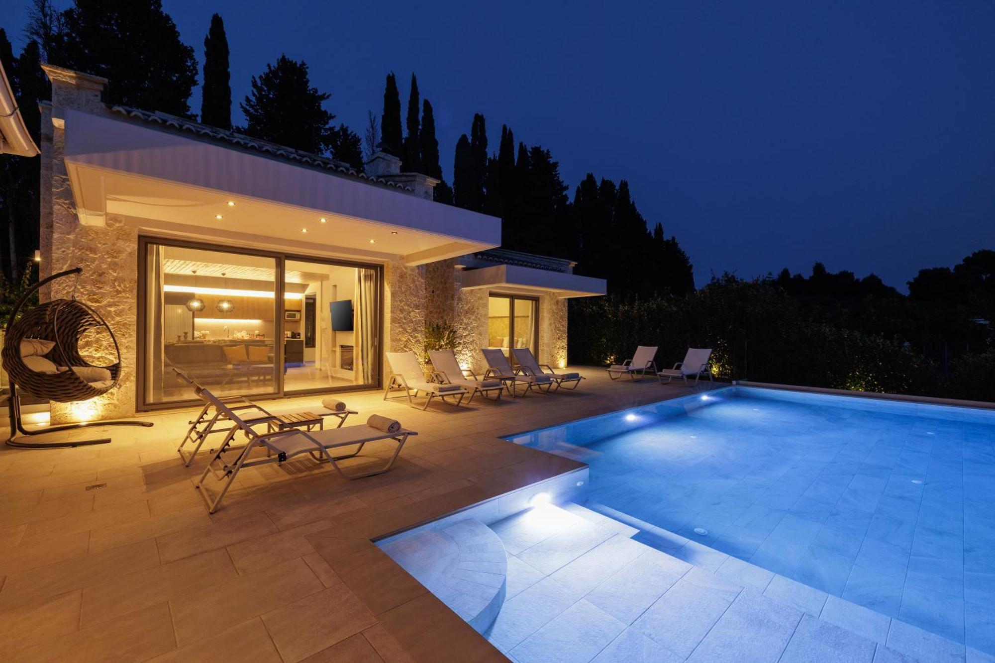 My Mediterranean Corfu Luxury Villa With Private Swimming Pool Kontokali Dış mekan fotoğraf
