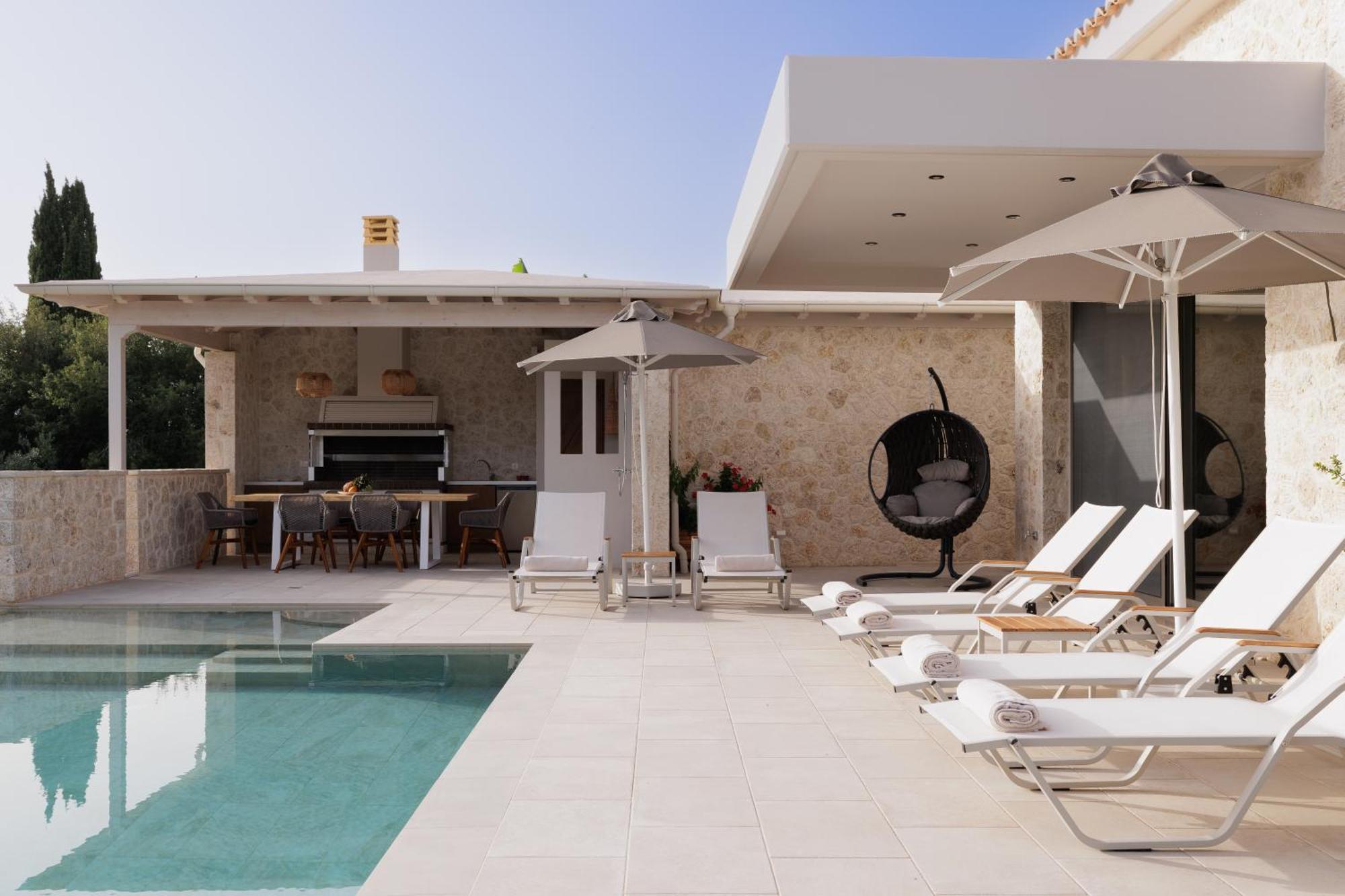 My Mediterranean Corfu Luxury Villa With Private Swimming Pool Kontokali Dış mekan fotoğraf